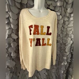 Autumn Vibes Cream Sweater